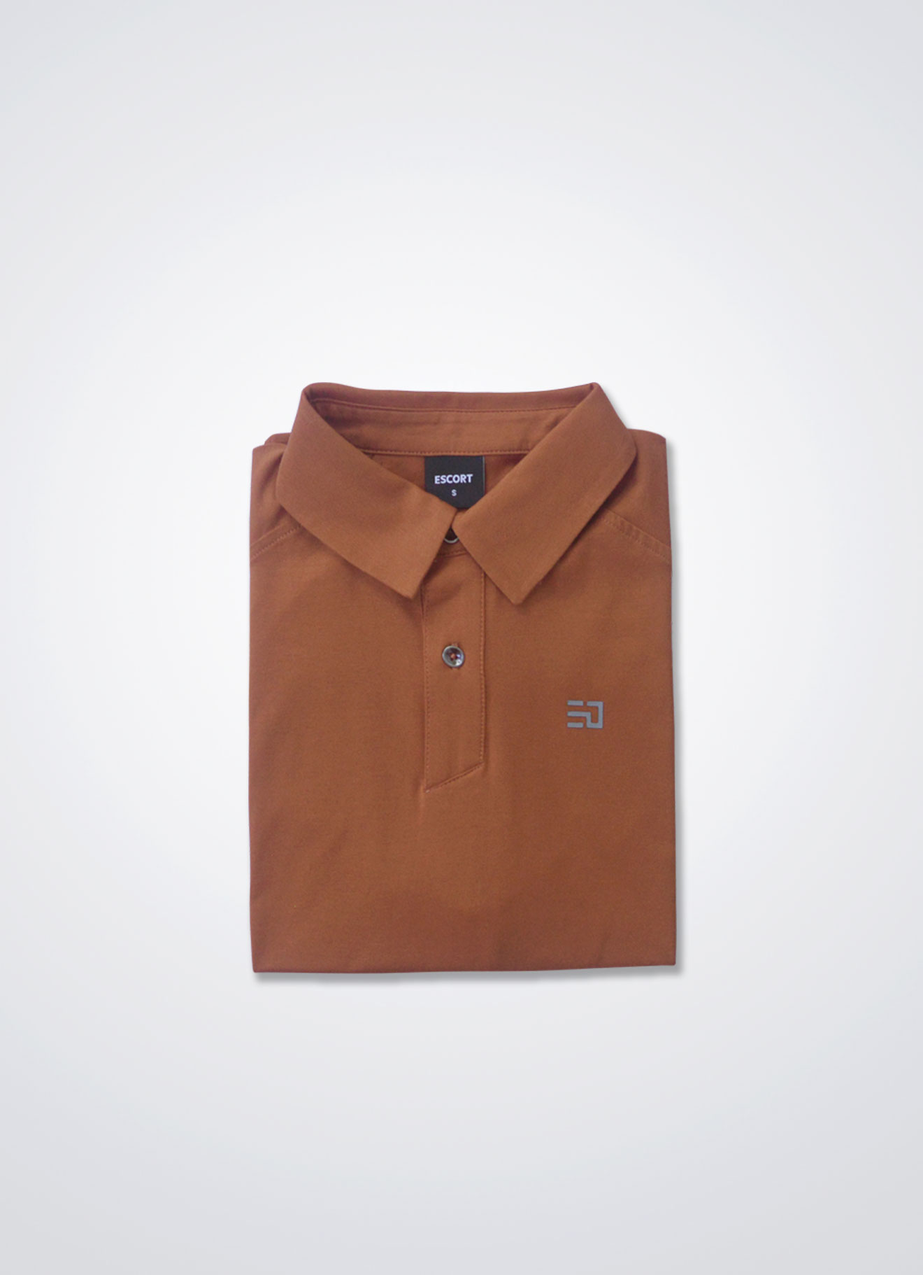 Leather-Brown by Polo Shirt