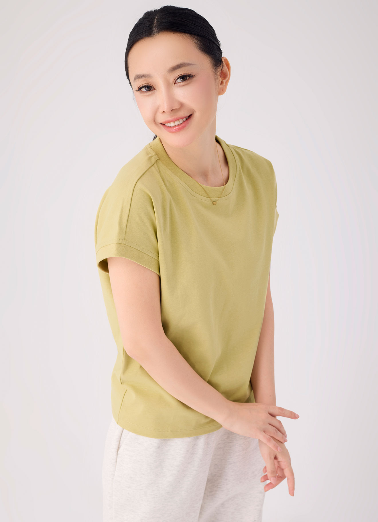 Lemon-Grass by Sleeve Blouse