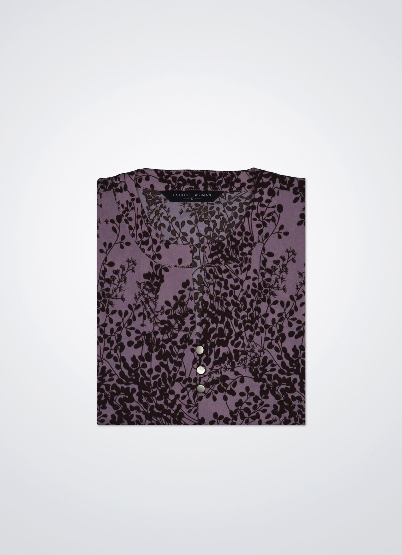 Light-Lilac by Sleeveless V-Neck Printed Top