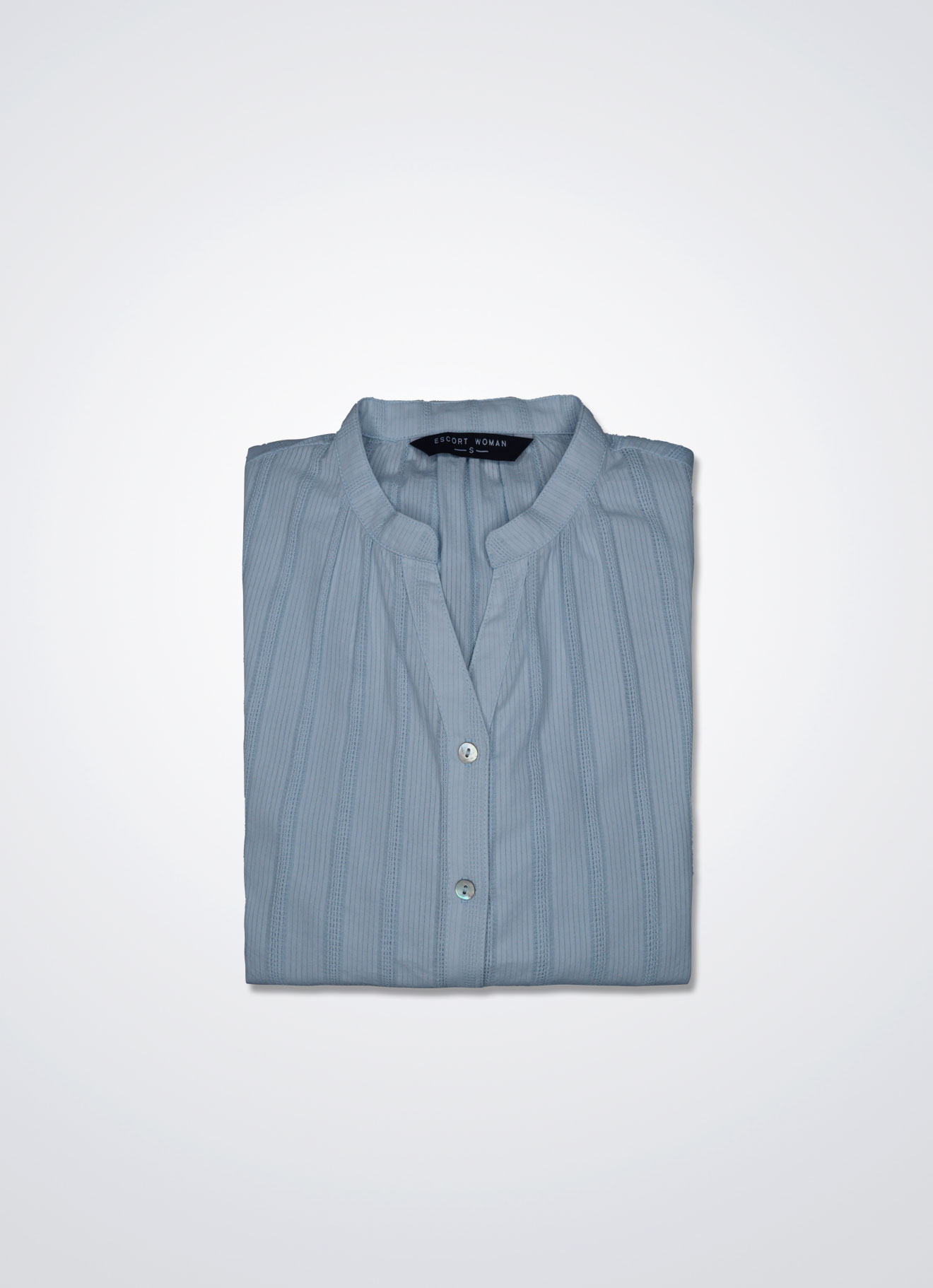 Lllusion-Blue by Long Sleeve Shirt