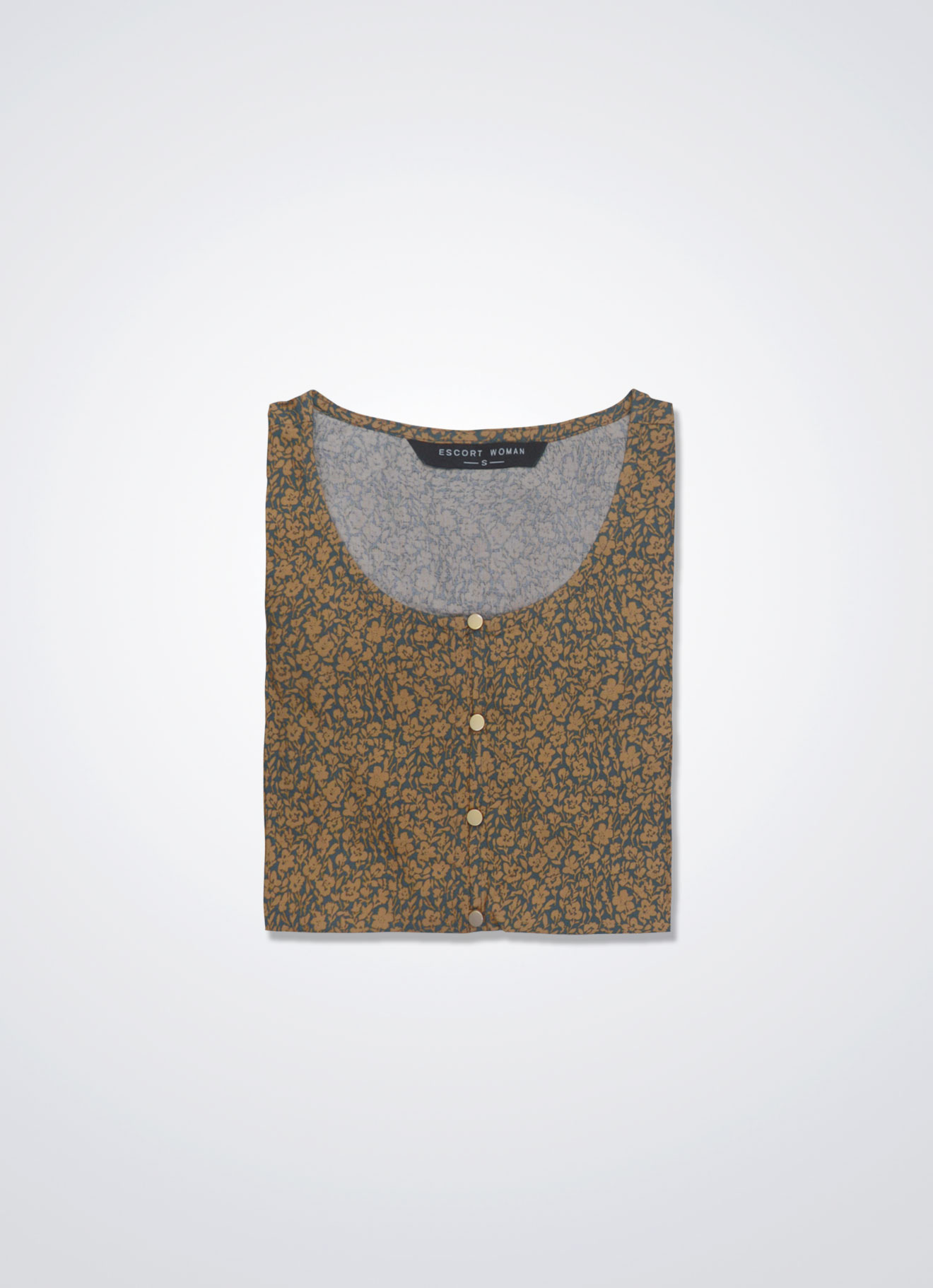 Mallard-Green by Sleeve Blouse