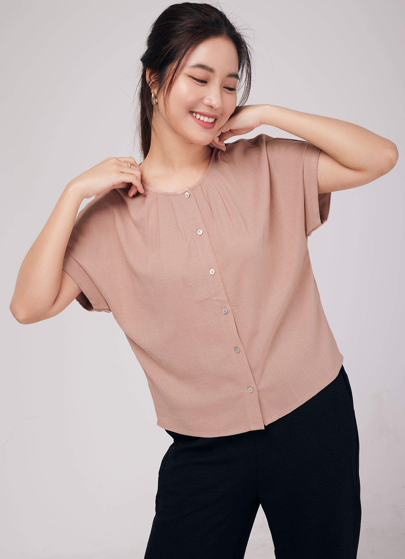 Maple-Sugar by Sleeve Top