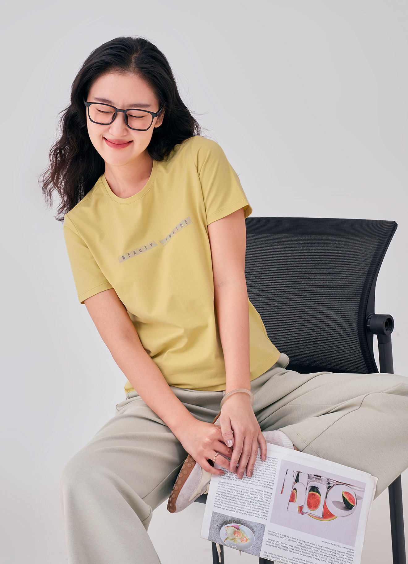 Misted-Yellow  by Printed Top