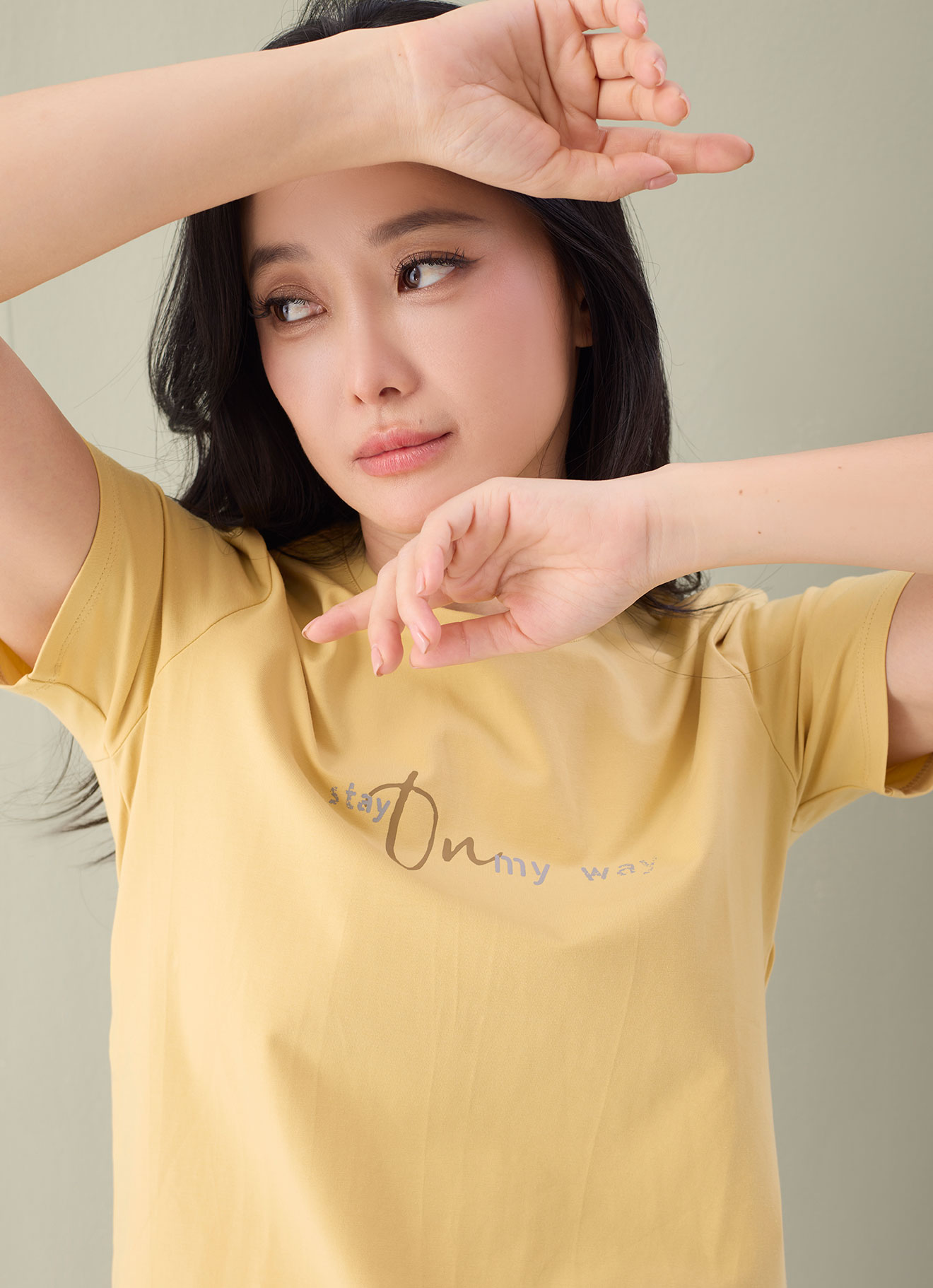 Misted-Yellow  by Printed Top