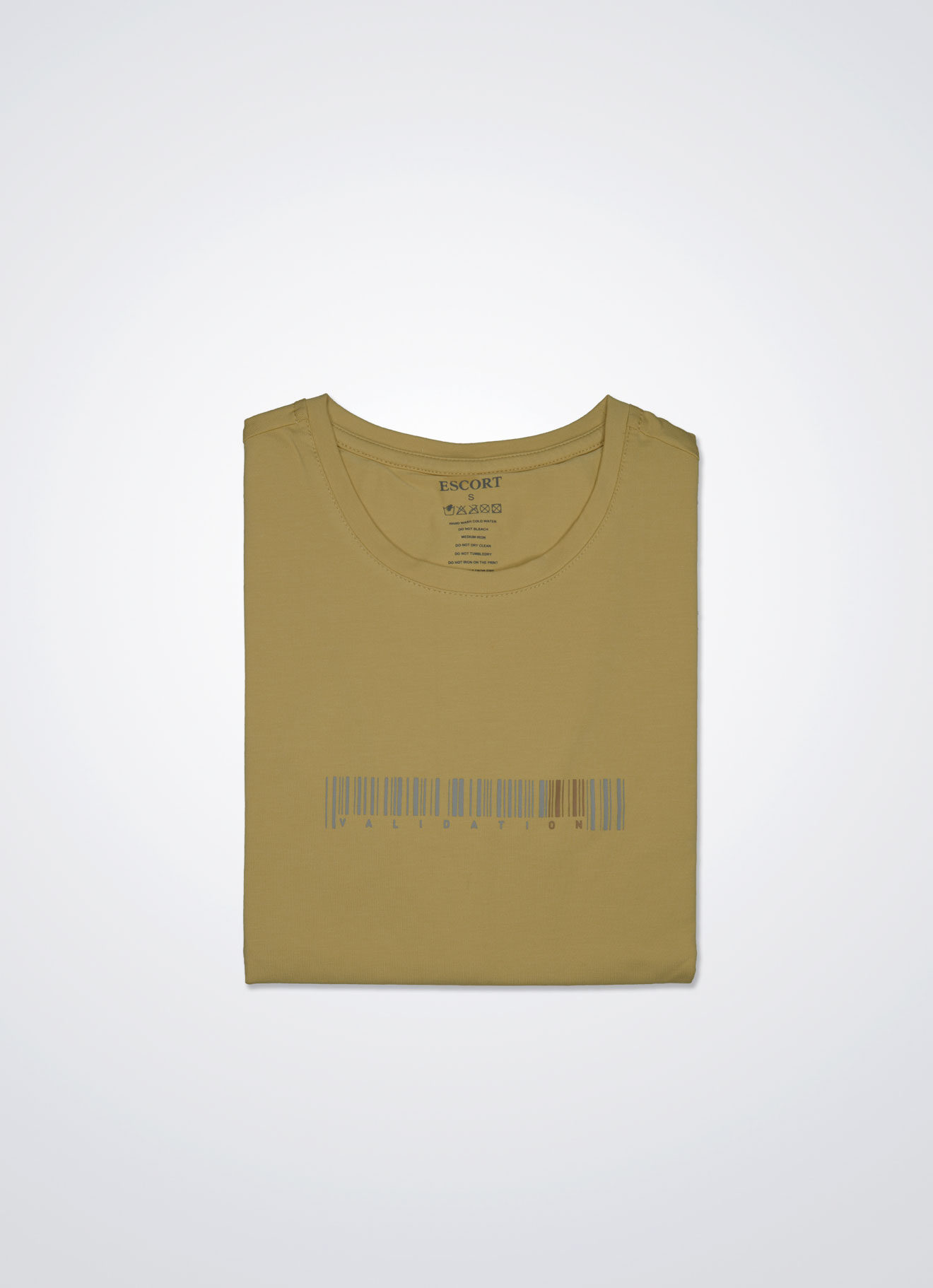Misted-Yellow by Printed T-Shirt