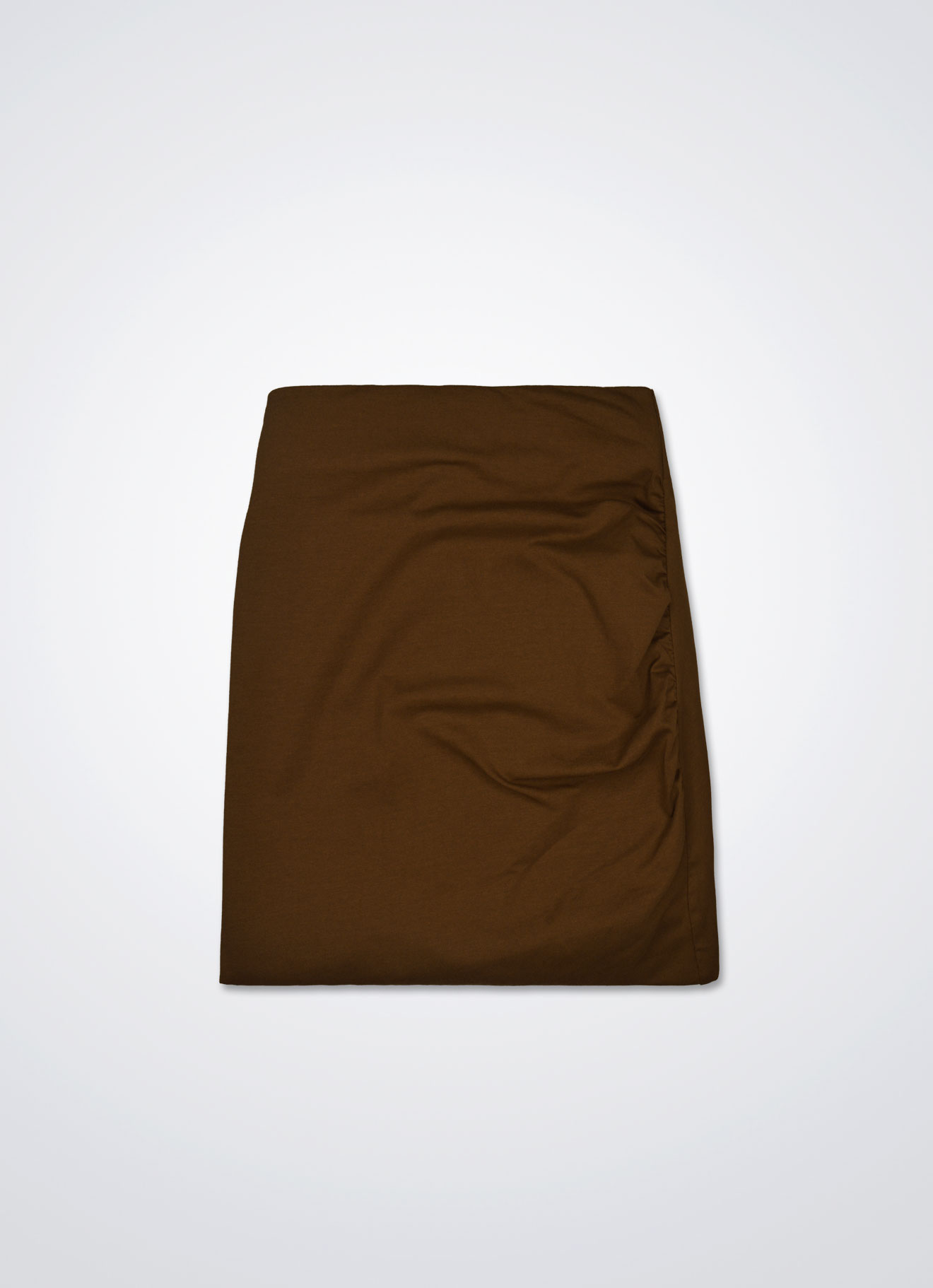 Monk's-Robe by Side-Slit Midi Skirt