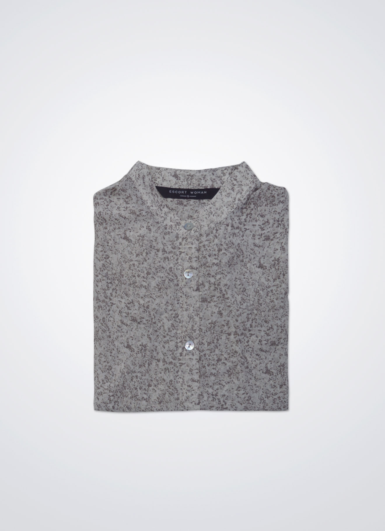 Mushroom by Long Sleeve Blouse