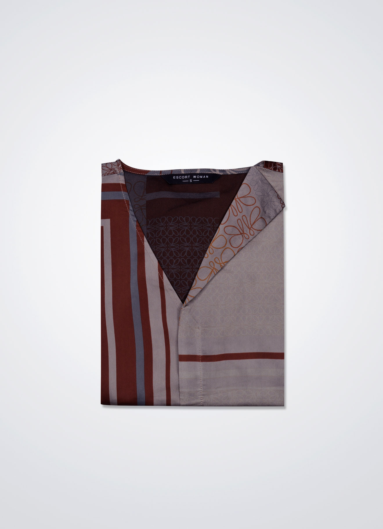 Mushroom by Long sleeve Blouse