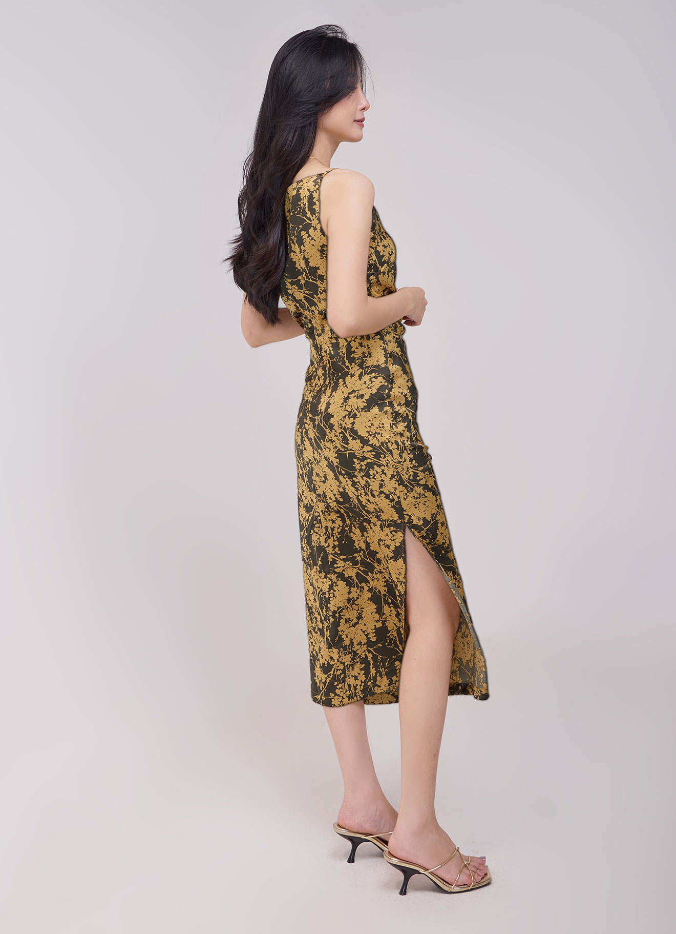 Ochre by Sleeveless Dress