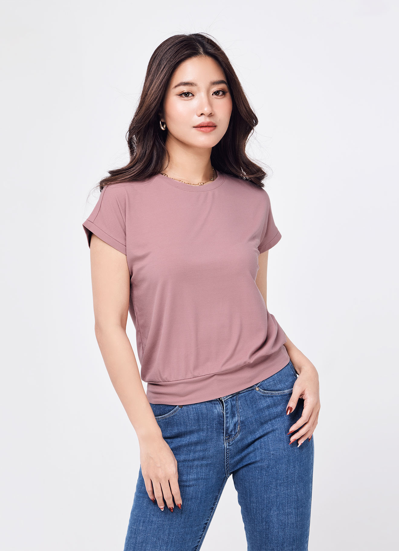 Old-Rose by Sleeve Top