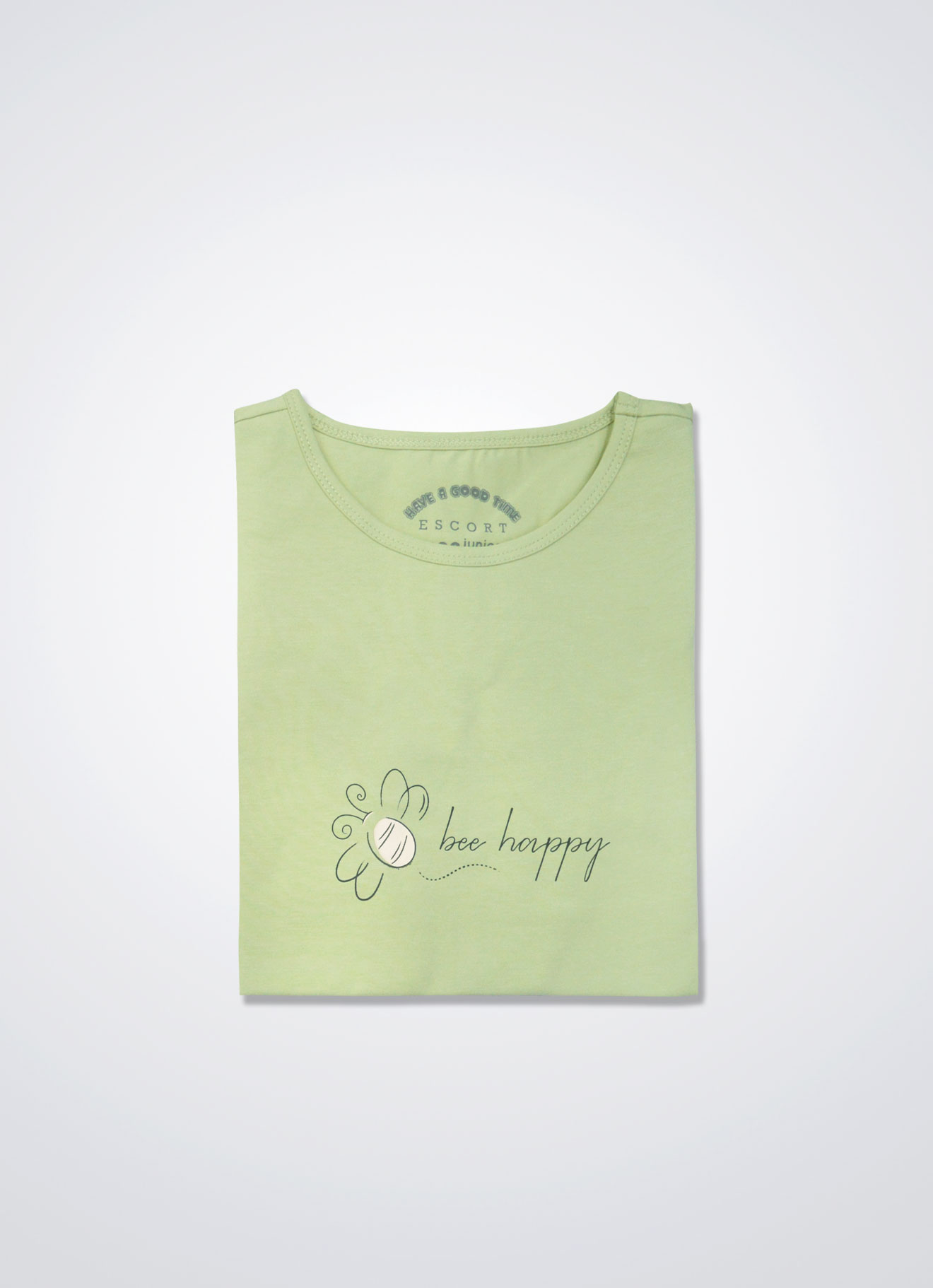 Pale-Green by Printed Dress