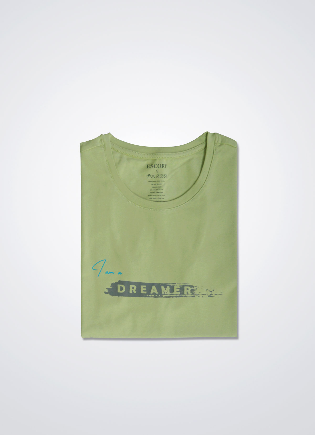 Pale-Green by Printed Top