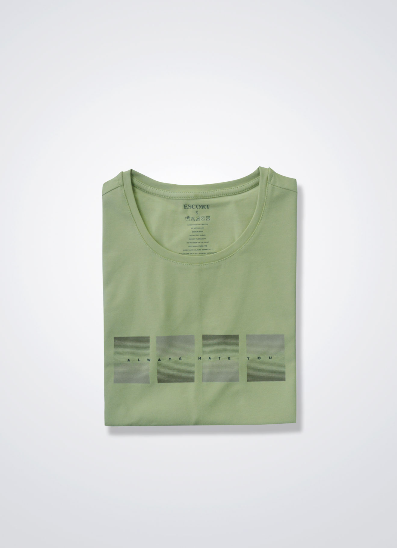 Pale-Green by Printed Top