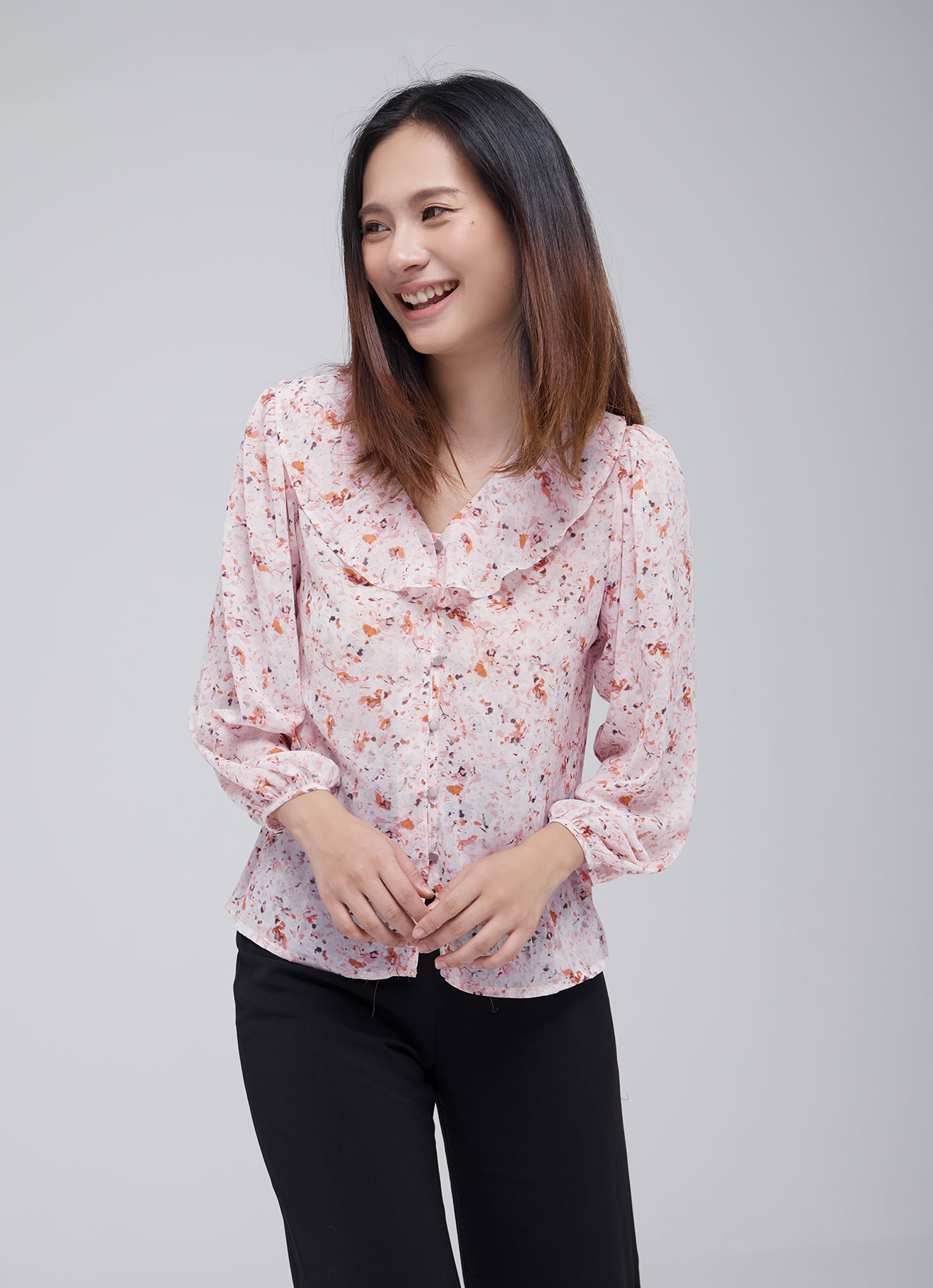 Paprika by Long Sleeve Blouse