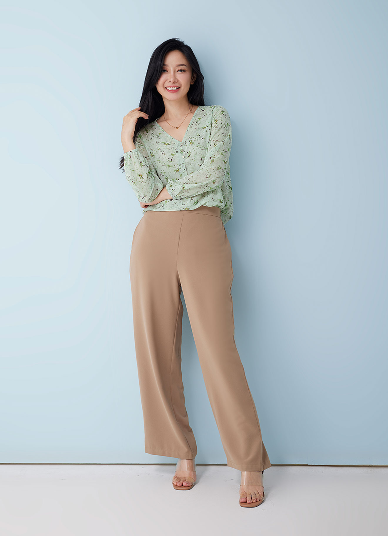 Peapod by V-Neck Blouse