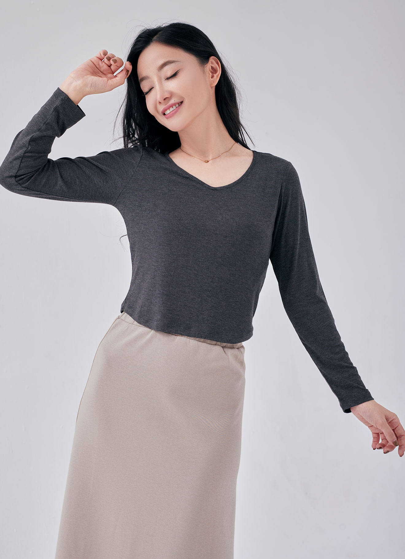 Peat by V-Neck Top