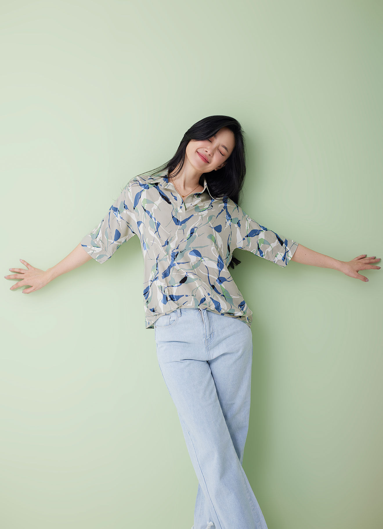 Pelican by Printed Blouse