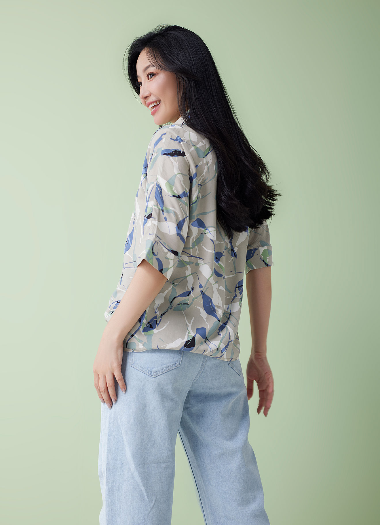 Pelican by Printed Blouse
