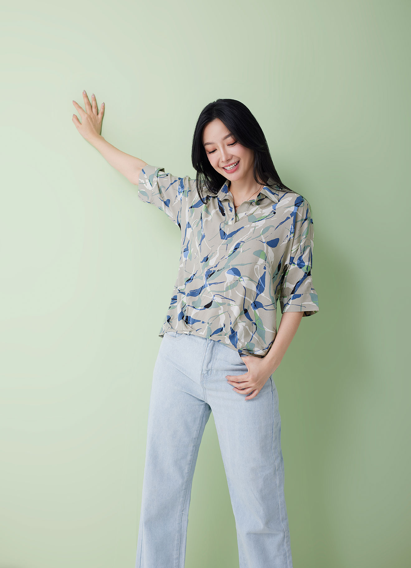 Pelican by Printed Blouse