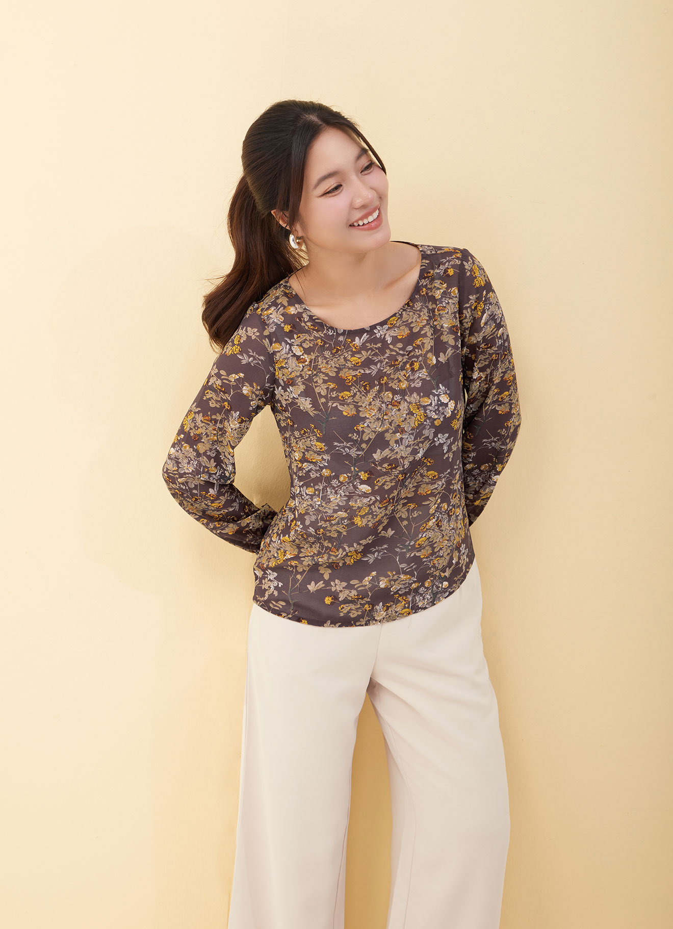 Peppercorn  by Long Sleeve Blouse