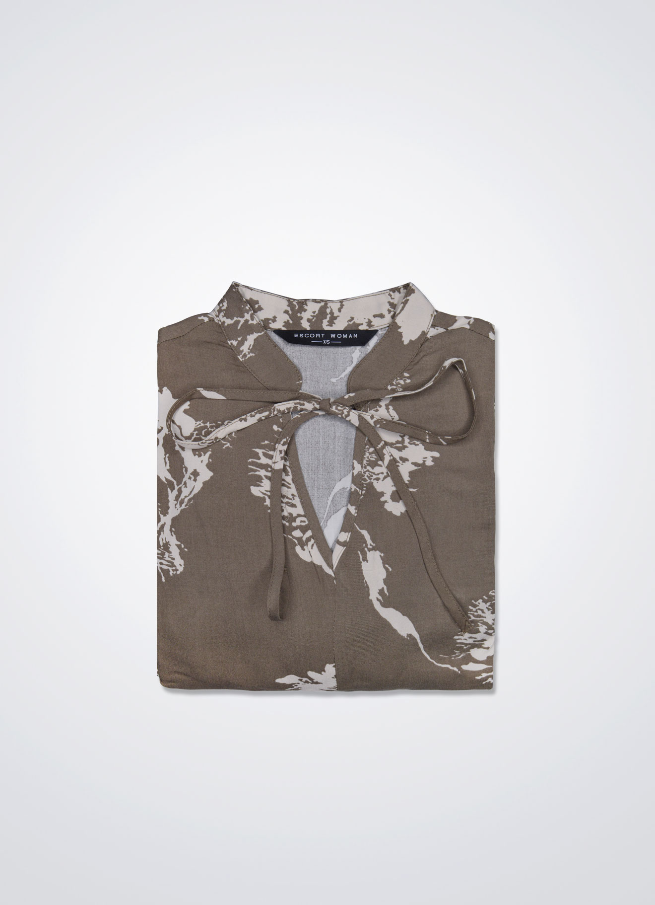 Pine-Bark by Printed Mini Dress