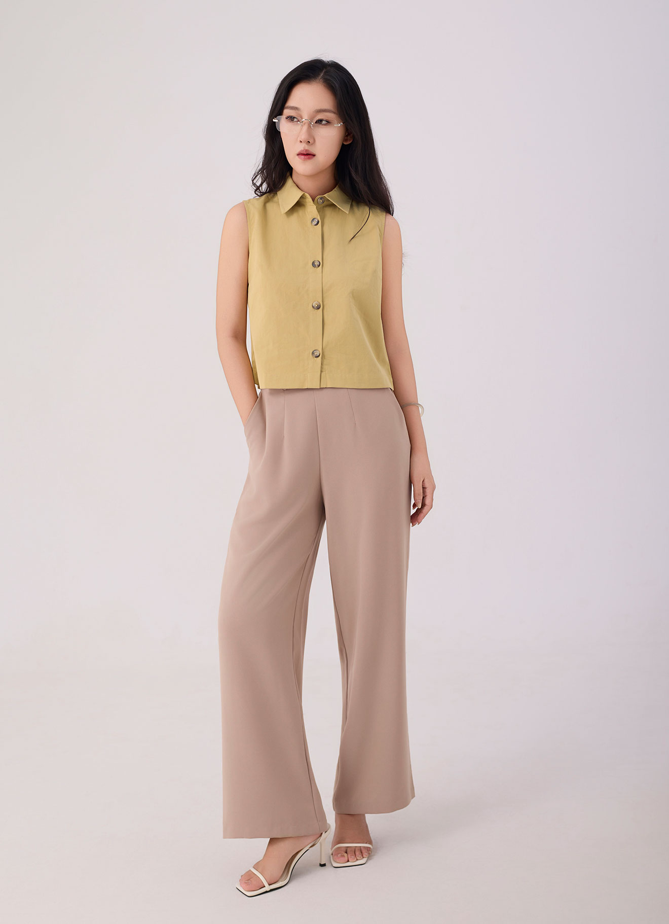 Prairie-Sand  by Sleeveless Shirt