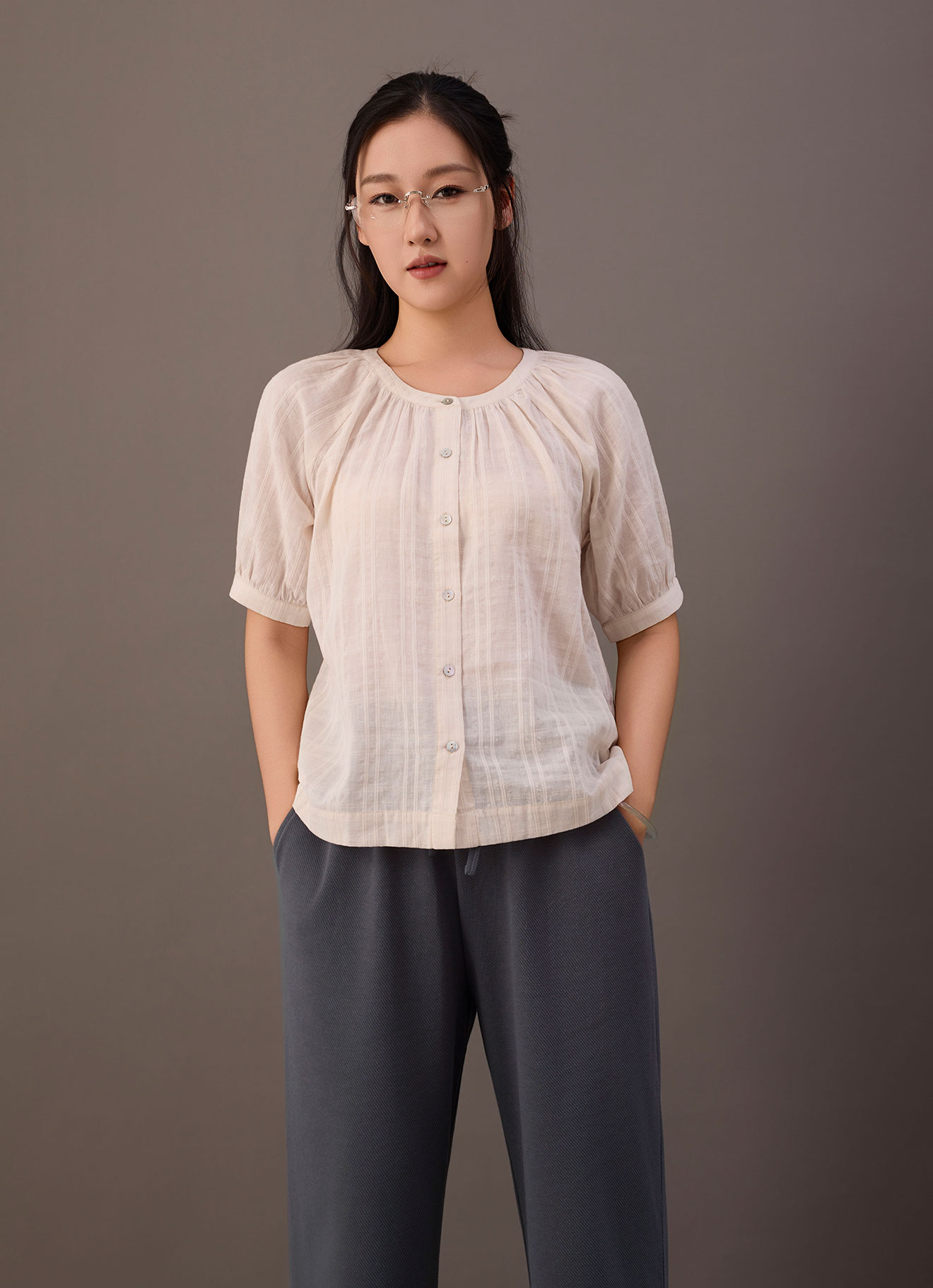 Pristine  by Sleeve Blouse