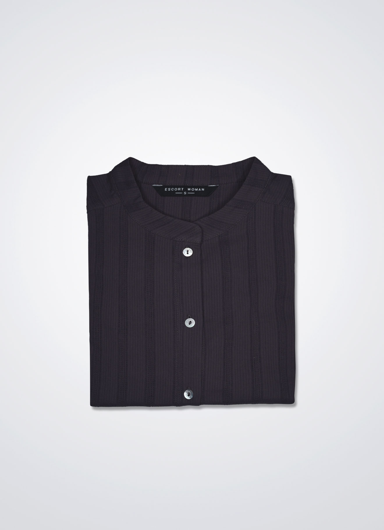Raisin by Collarless Sleeve Blouse