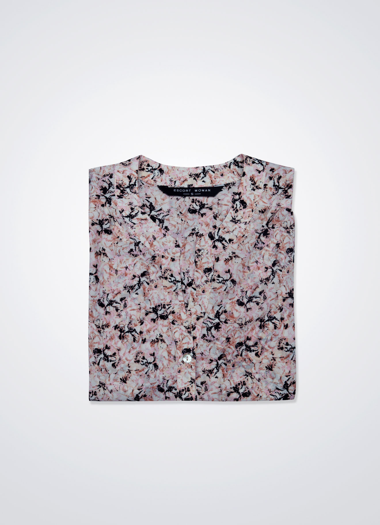 Rose-Shadow by Sleeve Blouse