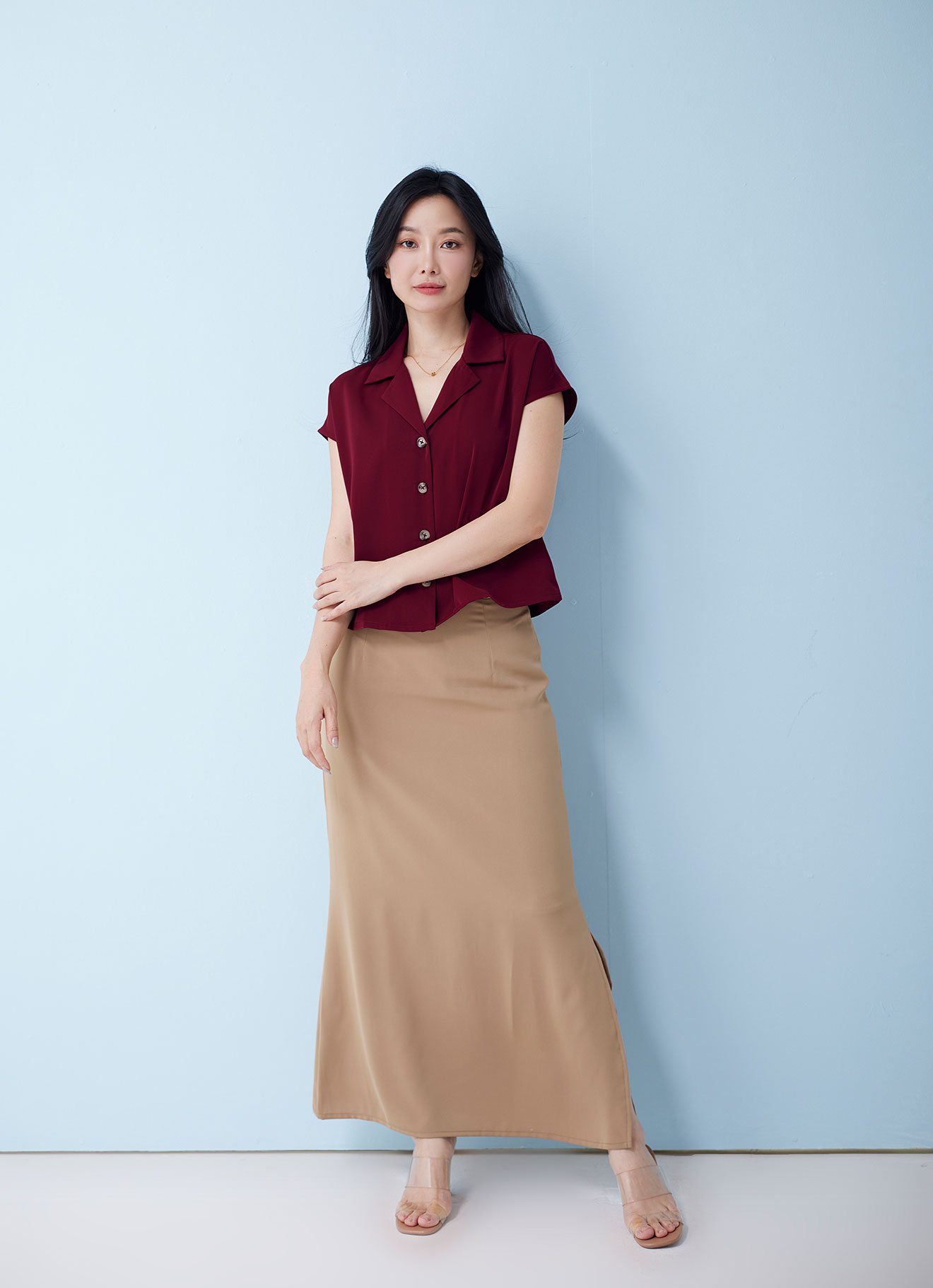 Rumba-Red by Sleeve Top