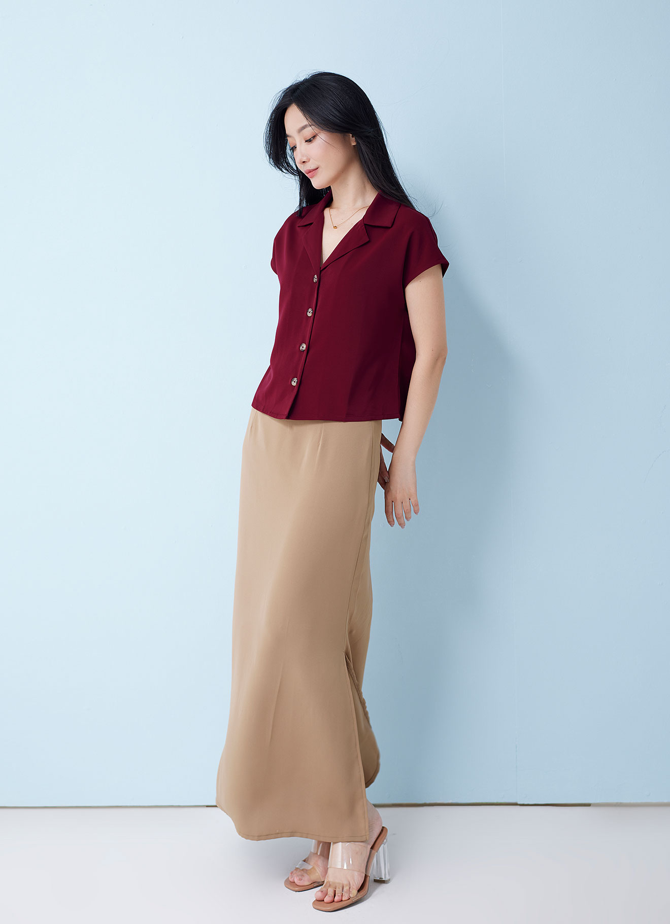 Rumba-Red by Sleeve Top