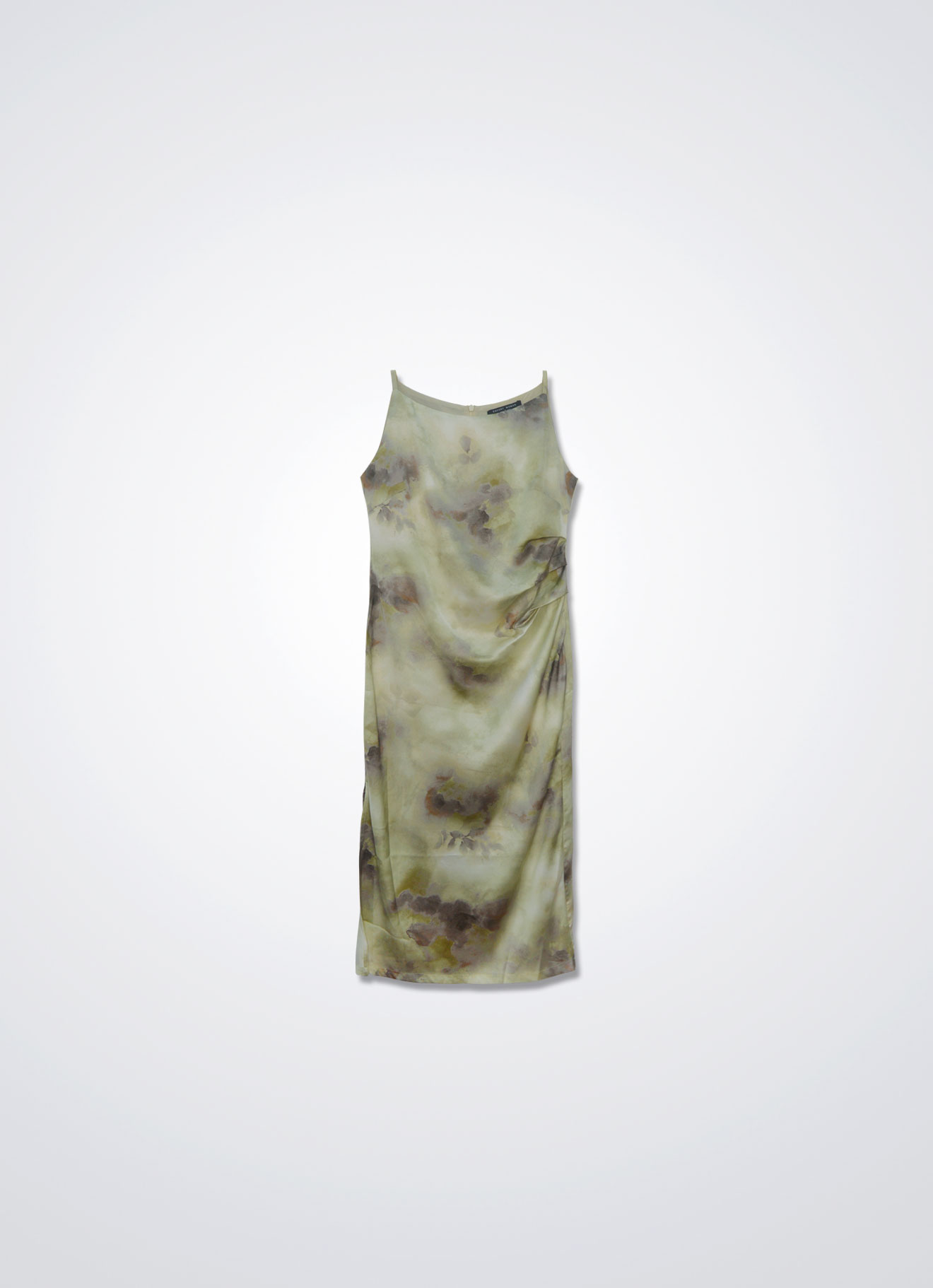 Sage-Green by Sleeveless Dress