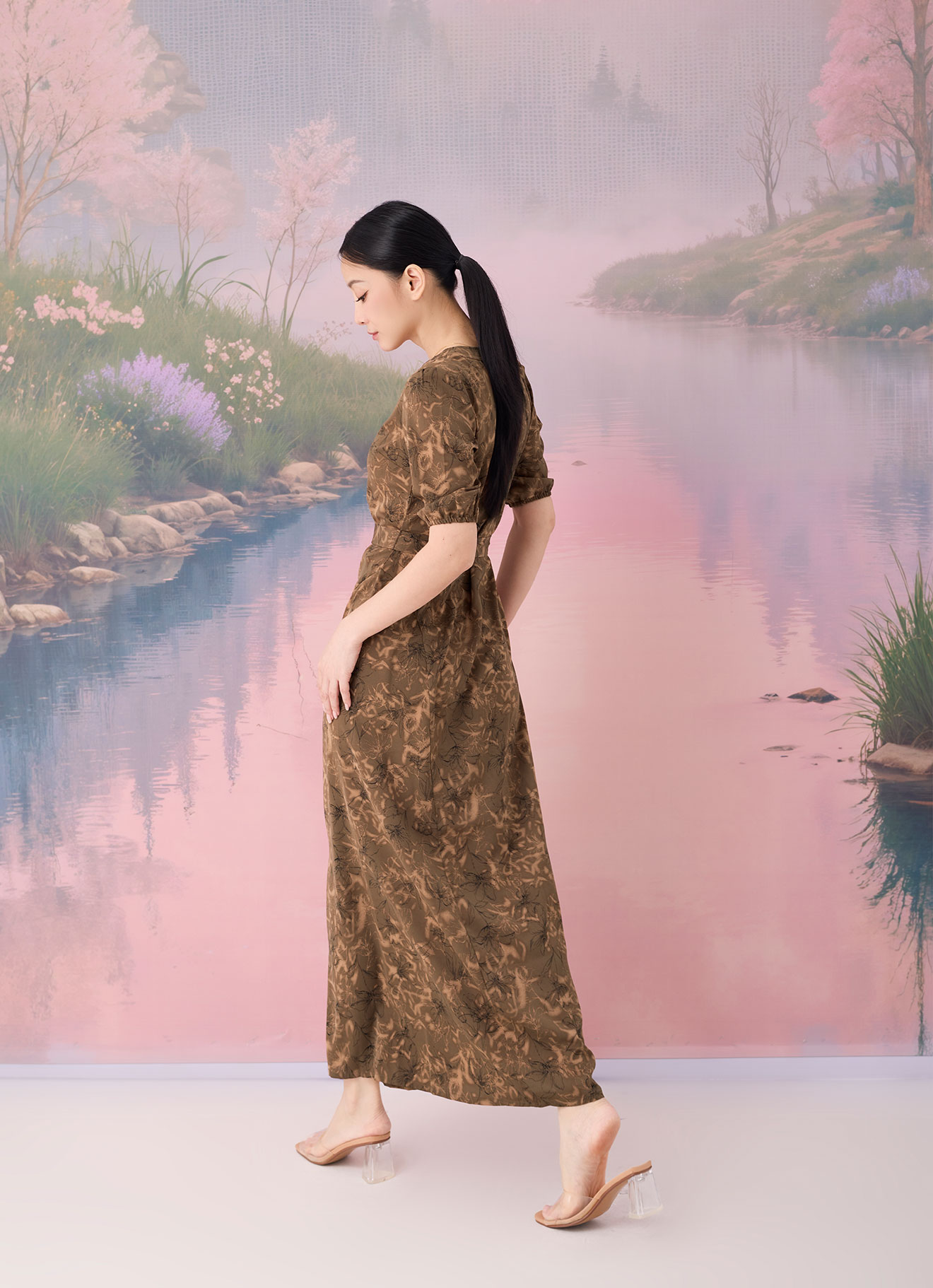 Sepia by Printed Maxi Dress