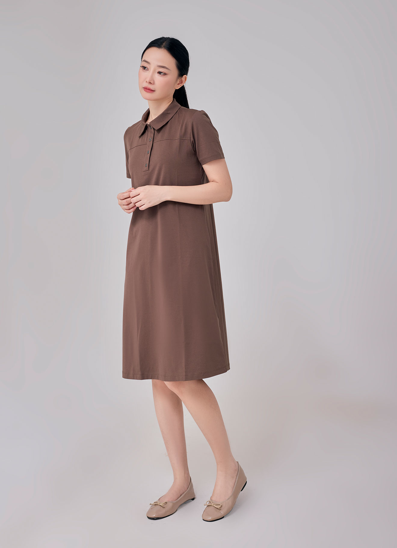 Sepia by Shirt Collor Dress