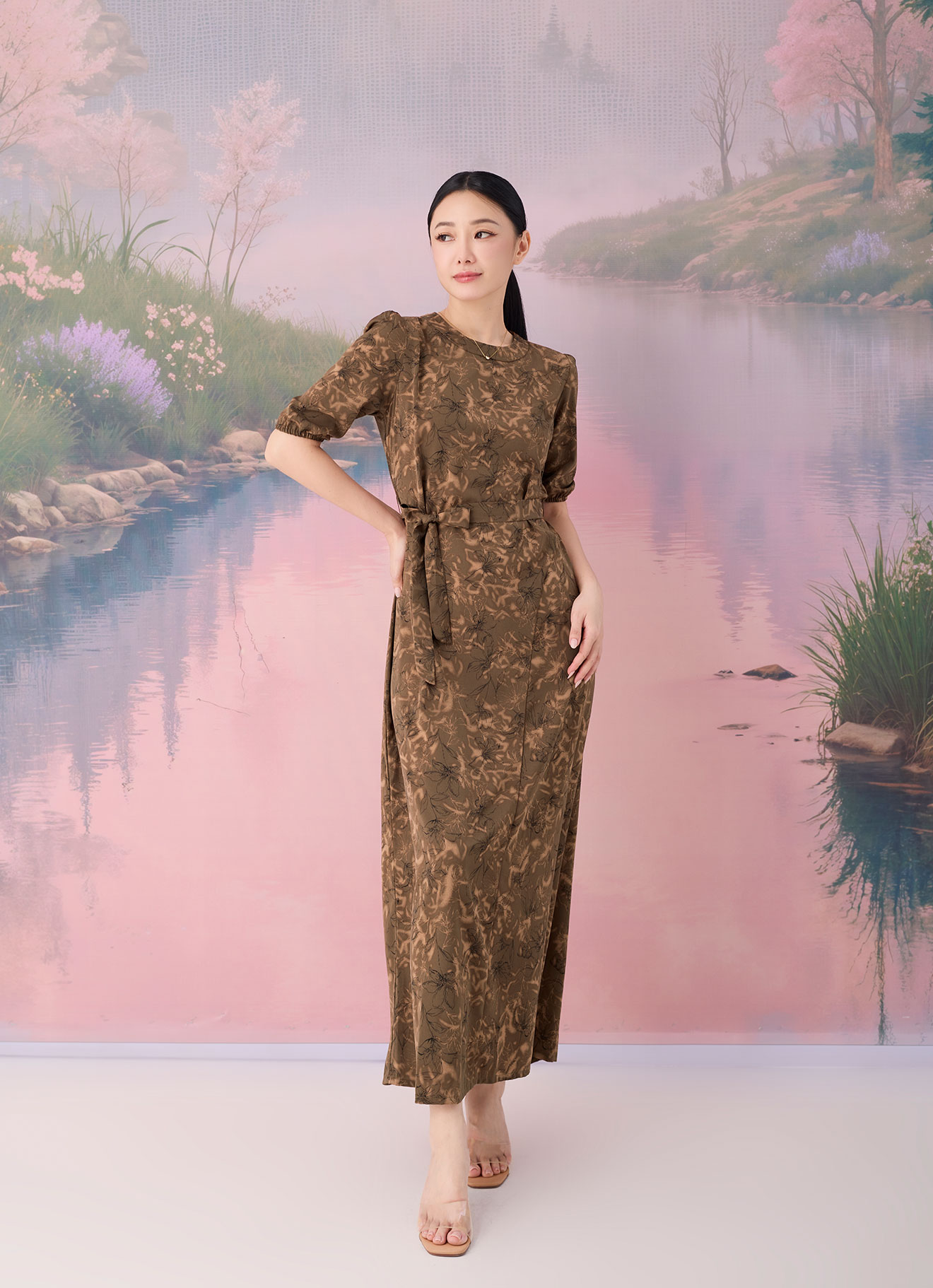 Sepia by Printed Maxi Dress