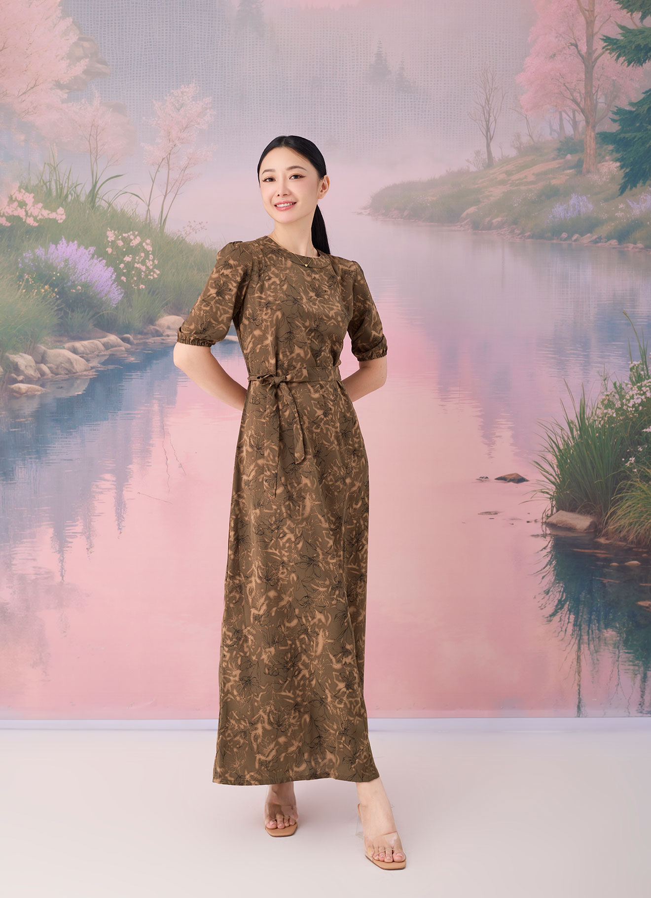 Sepia by Printed Maxi Dress