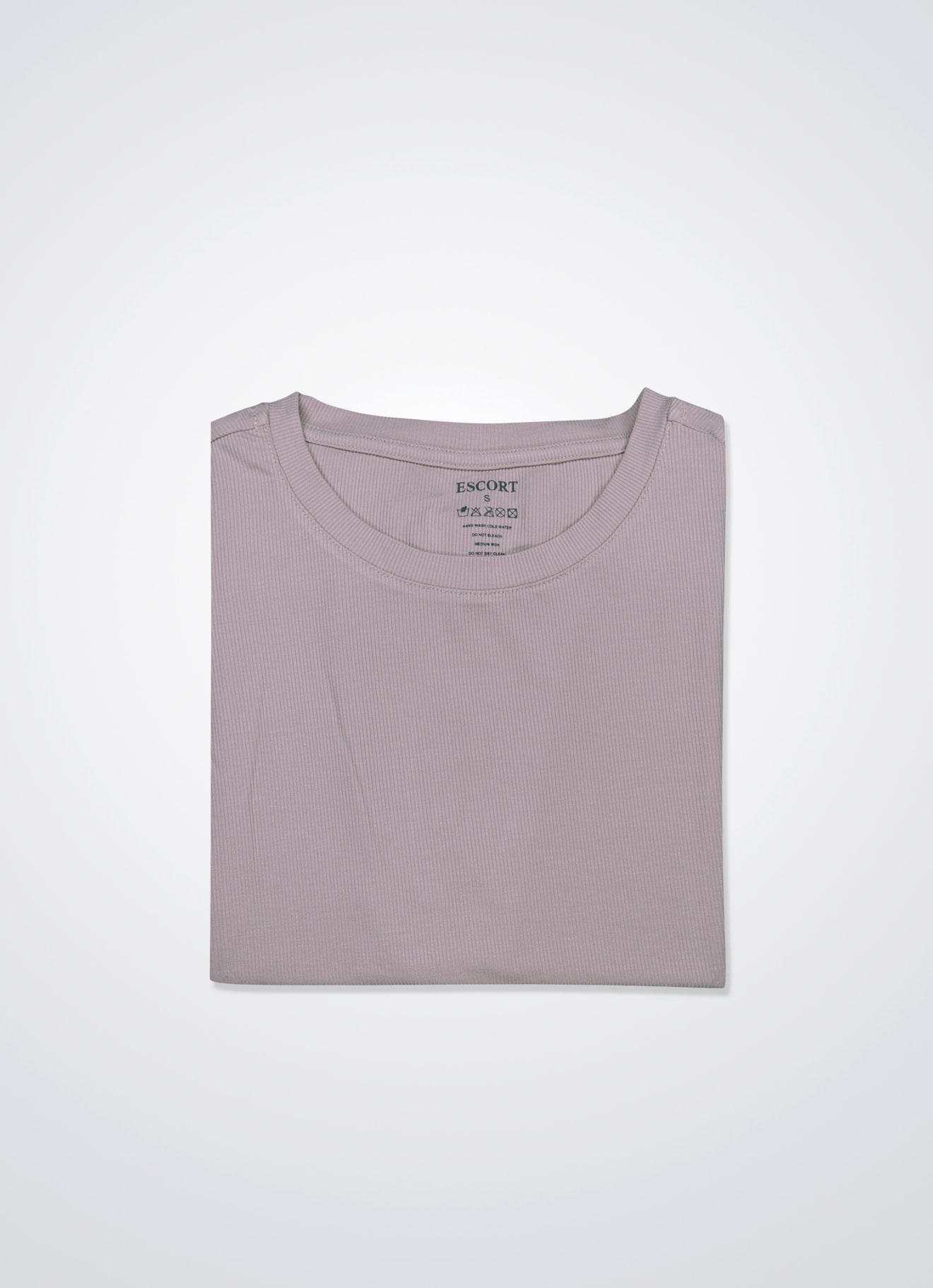 Shadow-Gray by Round Neck Blouse