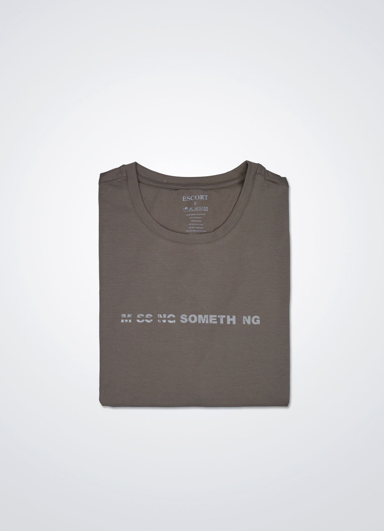 Silver-Mink by Printed T-Shirt