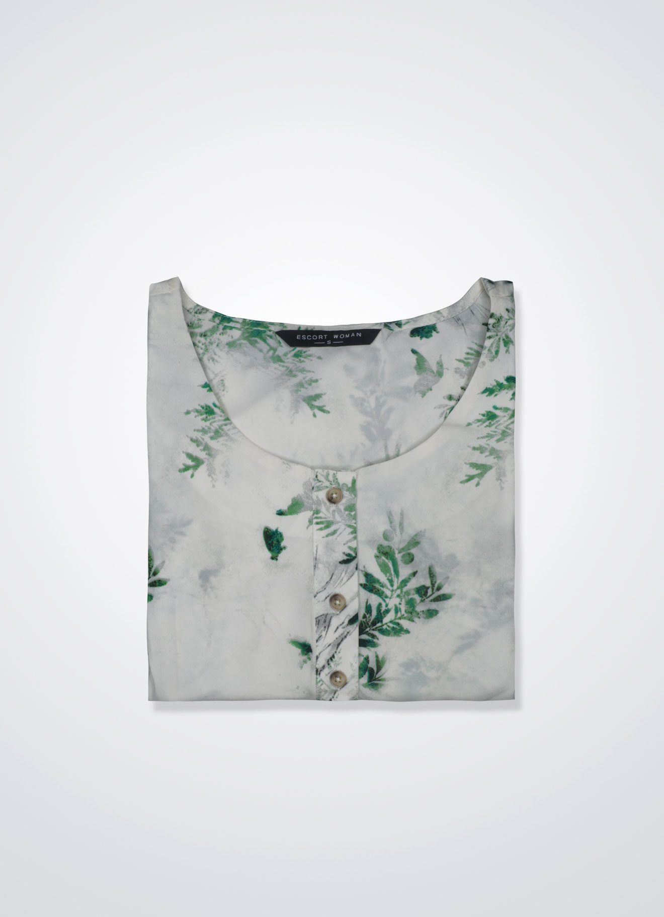 Simply-Green by Floral Printed Blouse
