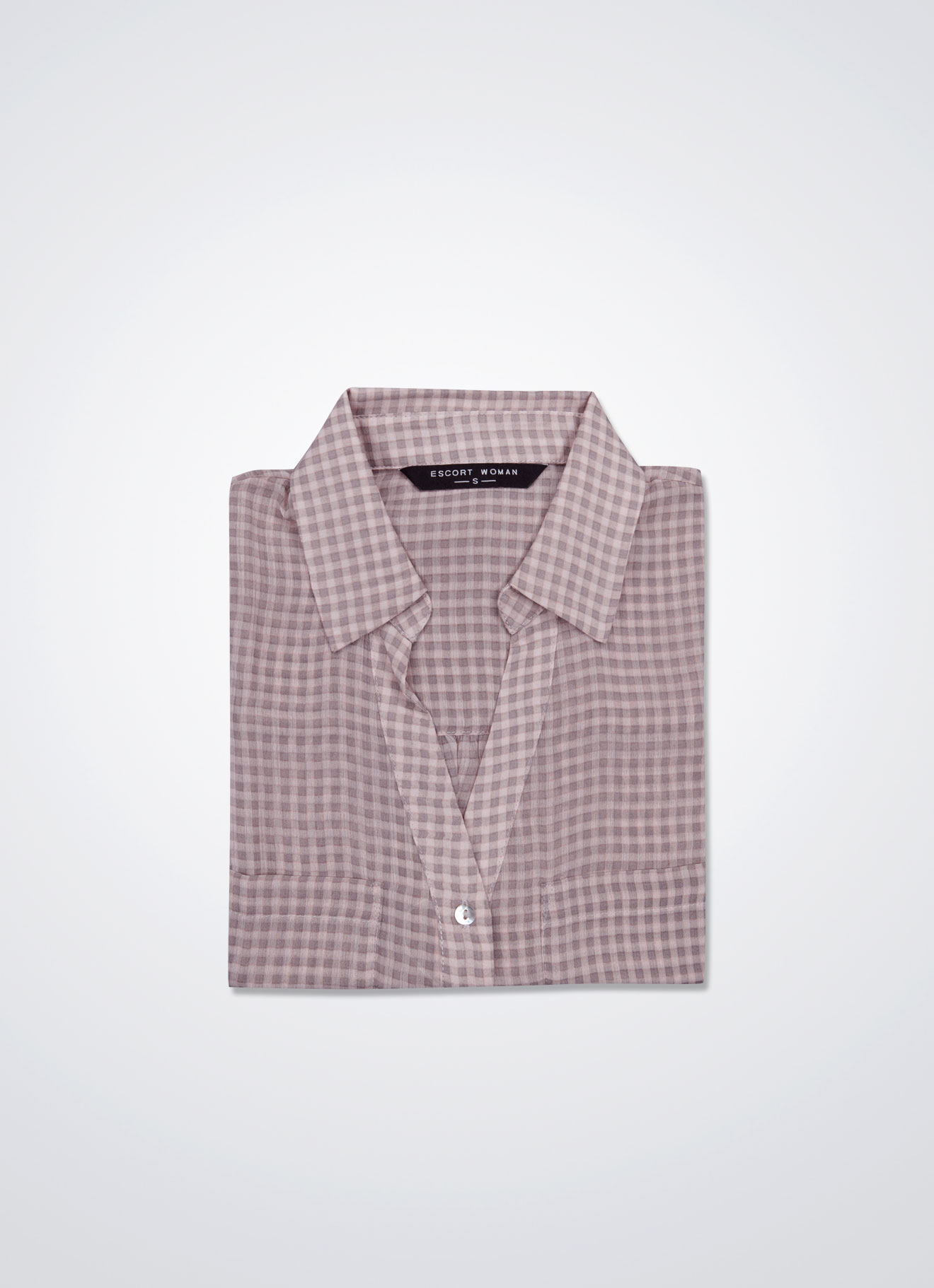 Soft-Pink by Printed Shirt