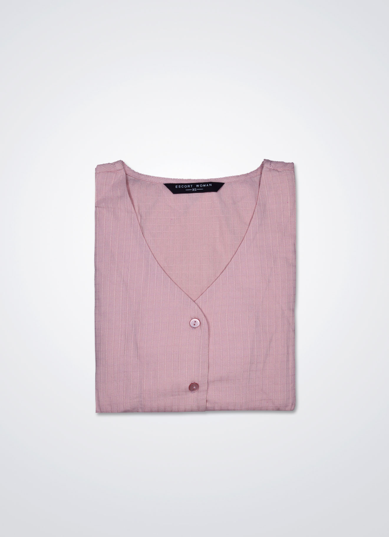 Strawberry-Cream by V-Neck Blouse