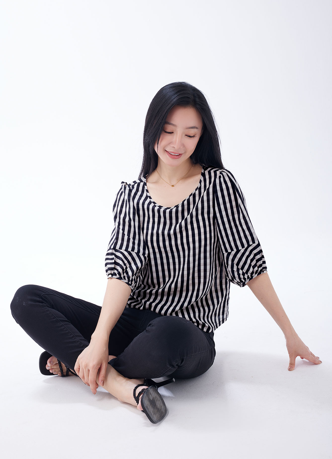 Stretch-Limo by Sleeve Blouse