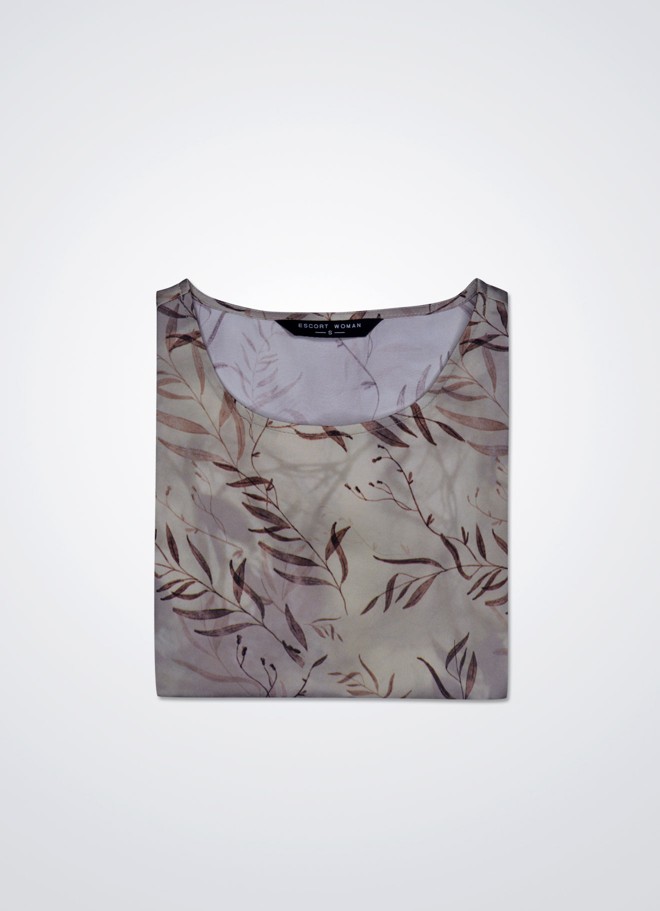 Stucco by Printed Dress with Belt