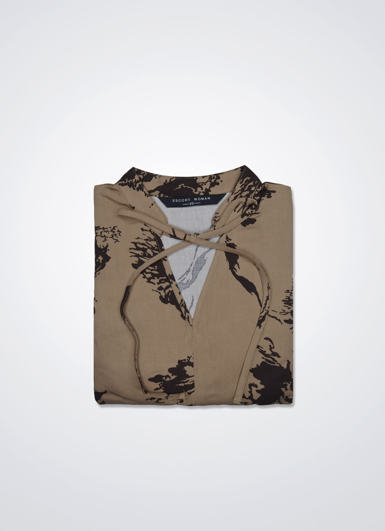 Tan by Printed Mini Dress