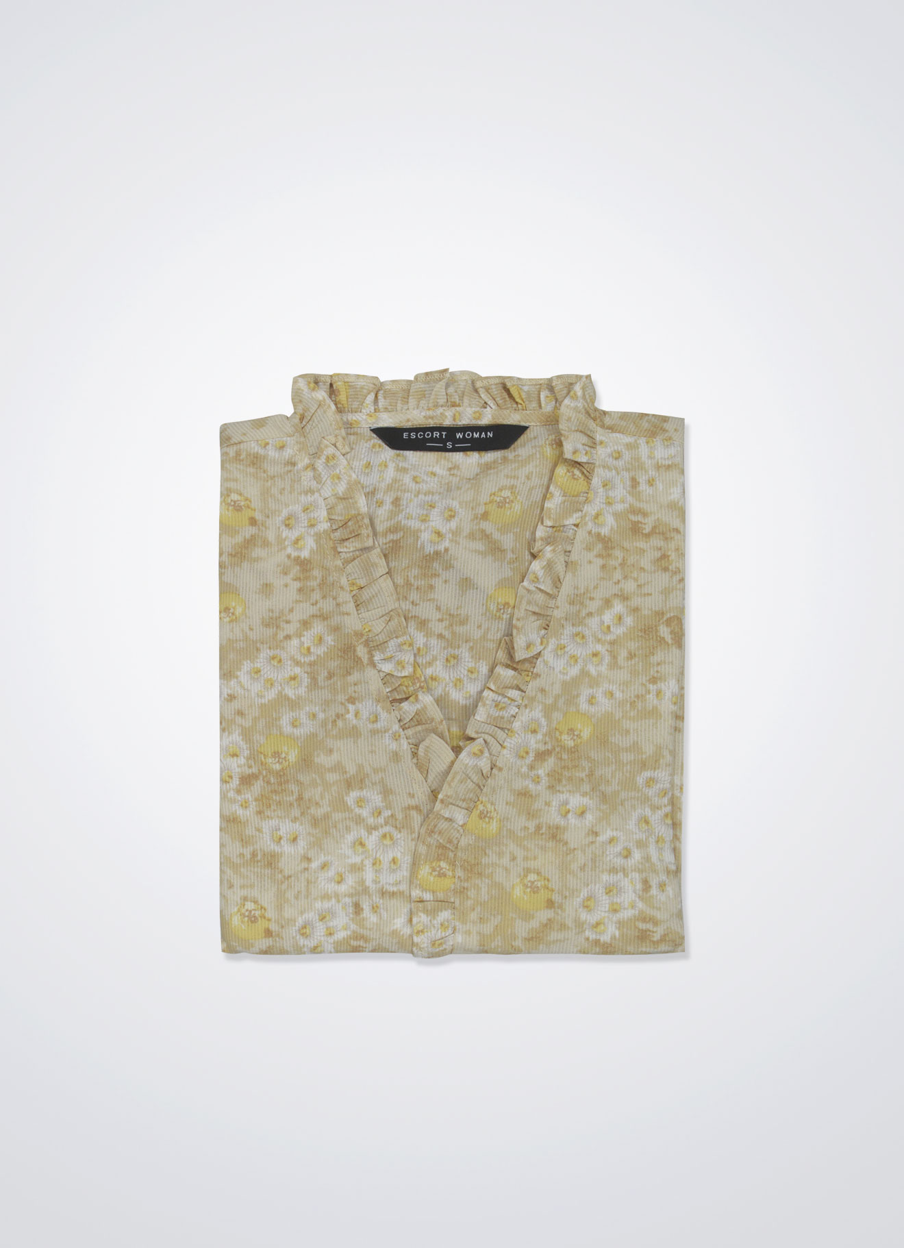 Taos-Taupe by Pleated Blouse