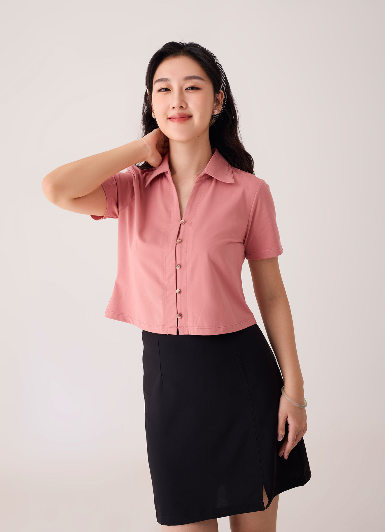 Terra-Cotta by SHORT SLEEVE SHIRT