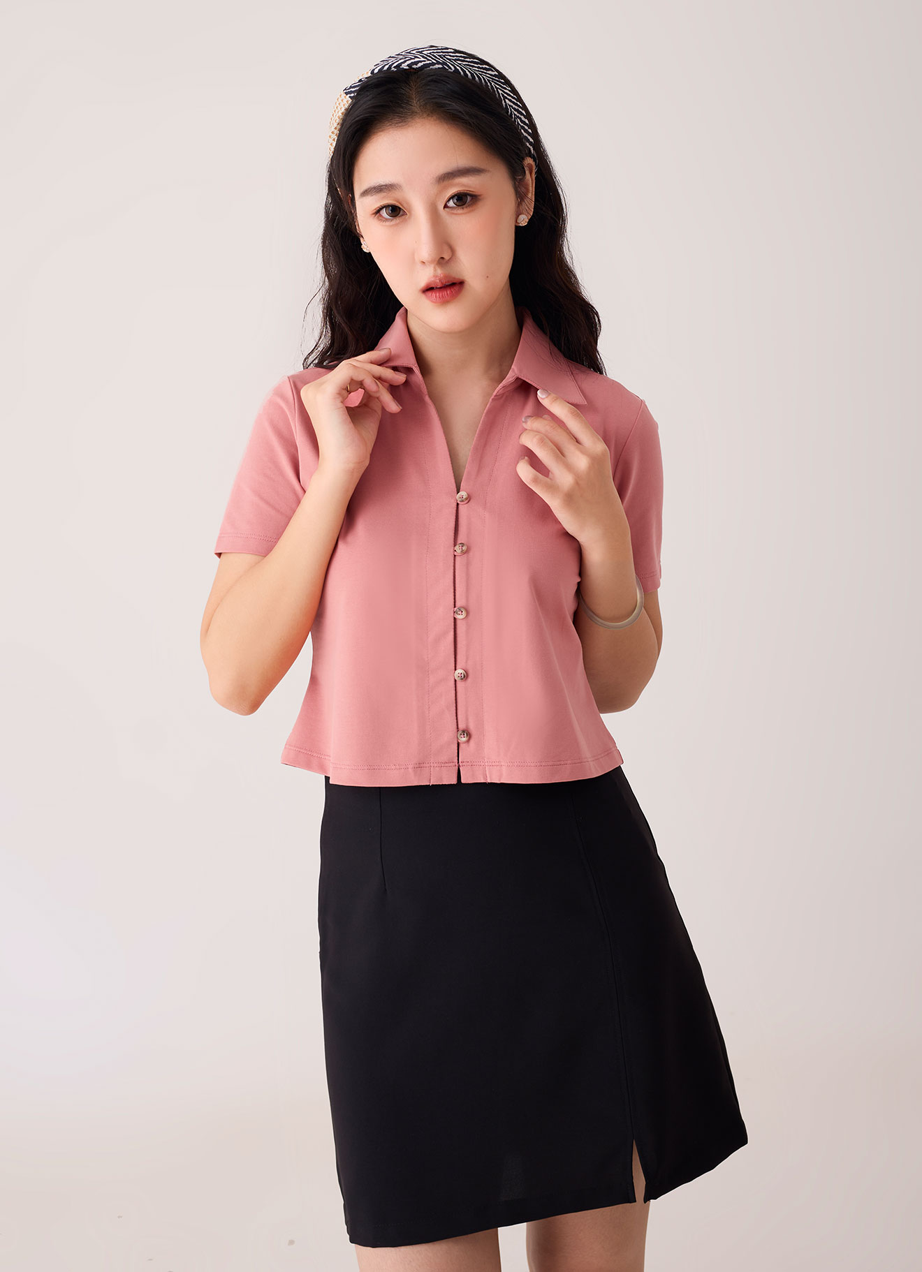 Terra-Cotta by SHORT SLEEVE SHIRT