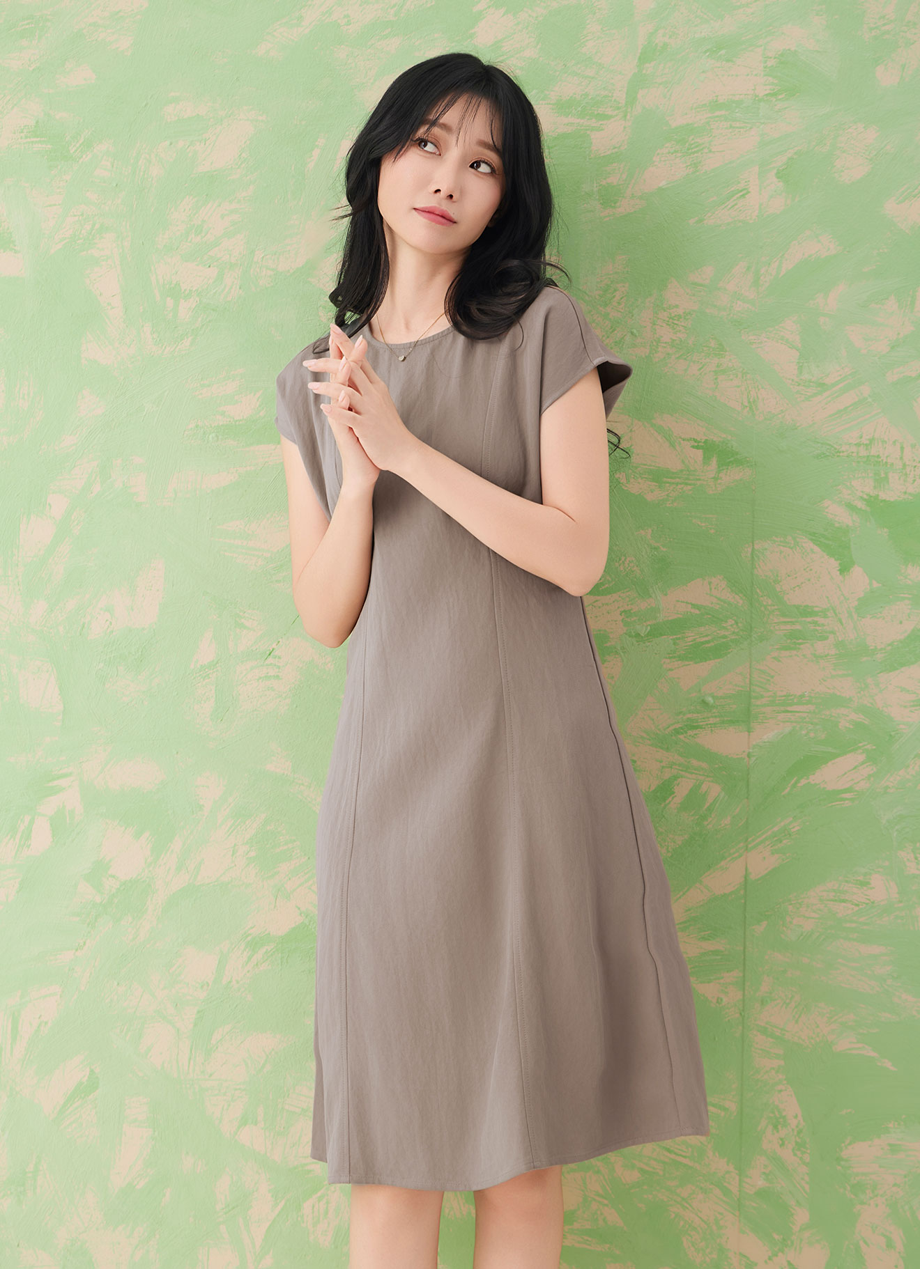 Timber-Wolf by Midi Dress