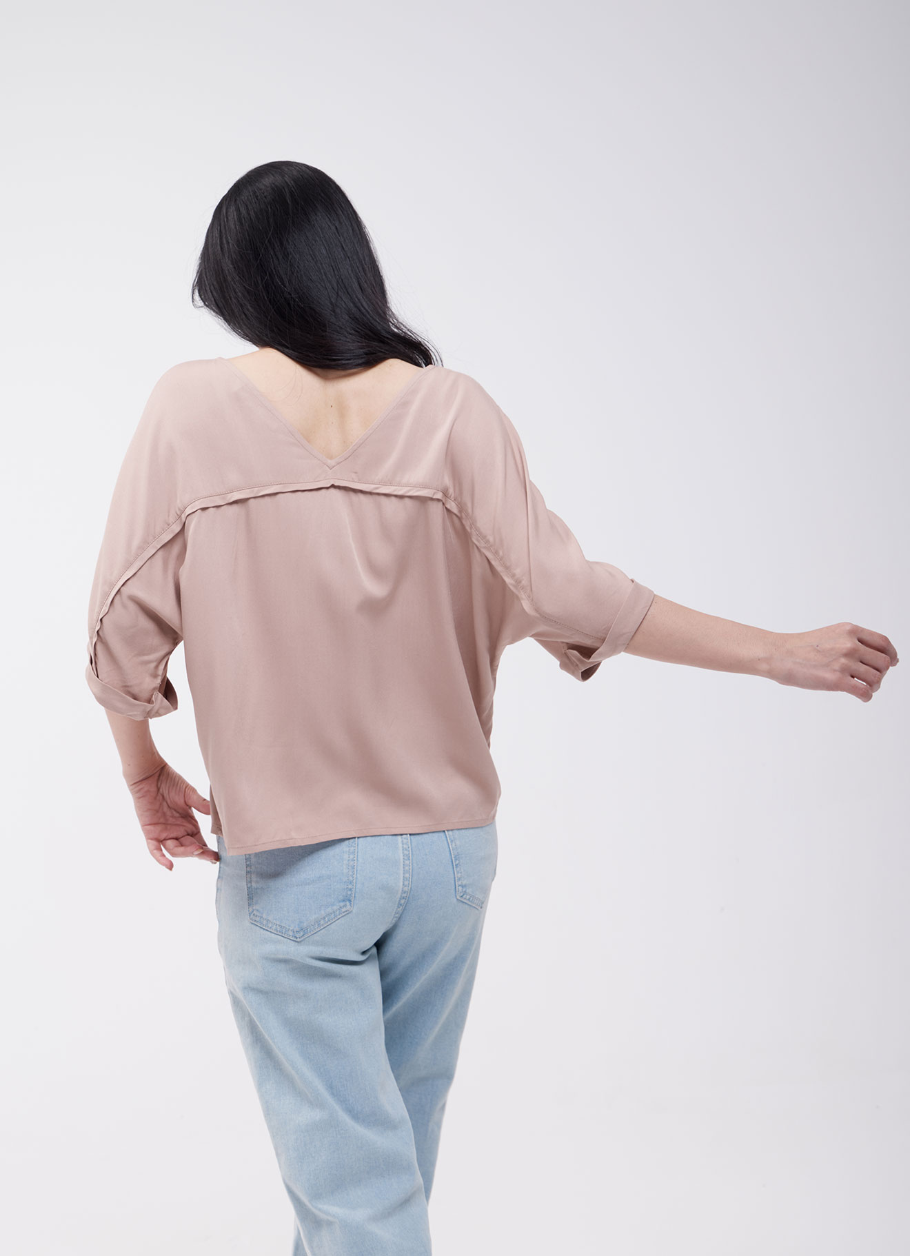 Tuscany by V-Neck Blouse