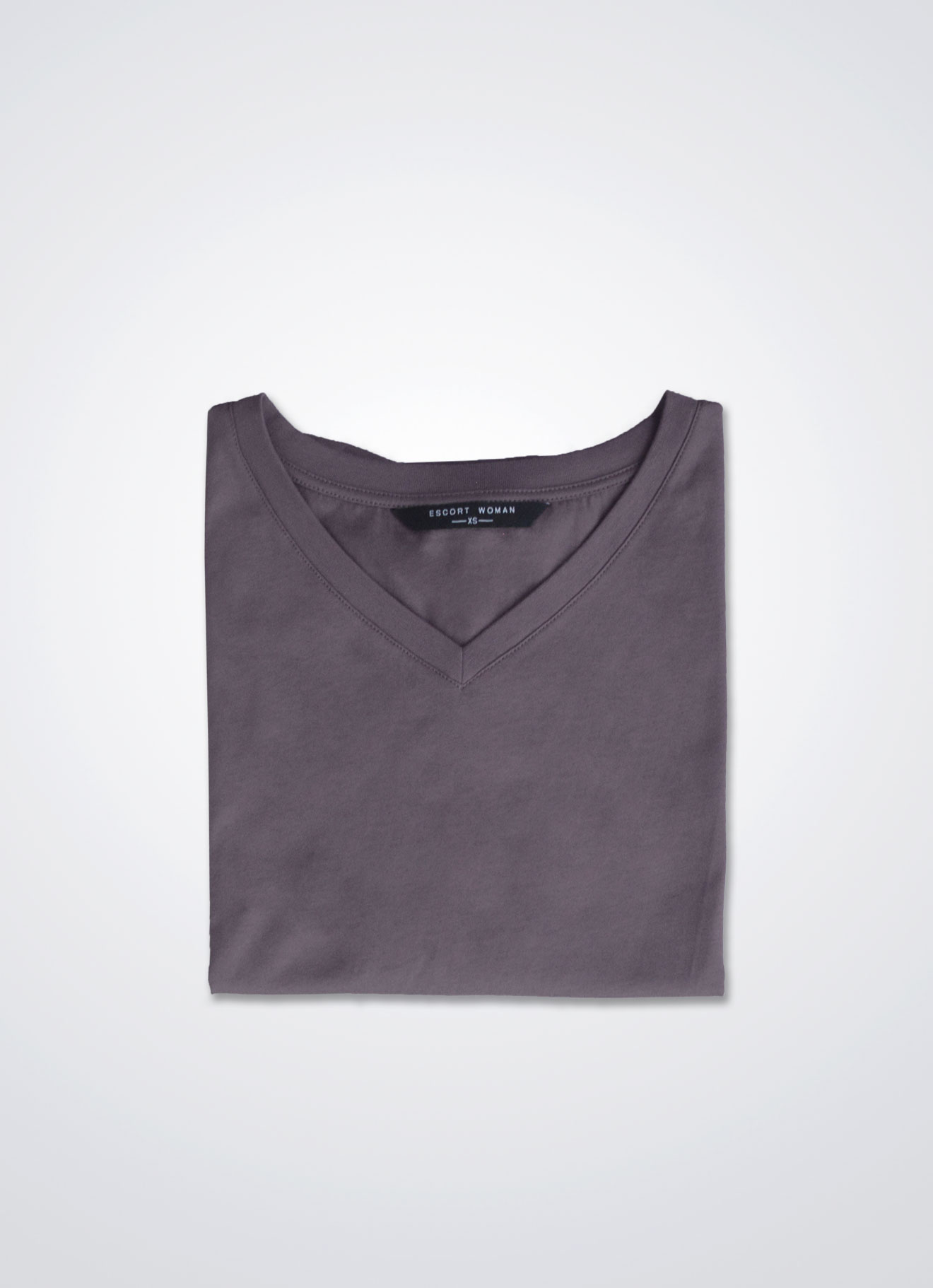 Twilight-Mauve by V-Neck Blouse